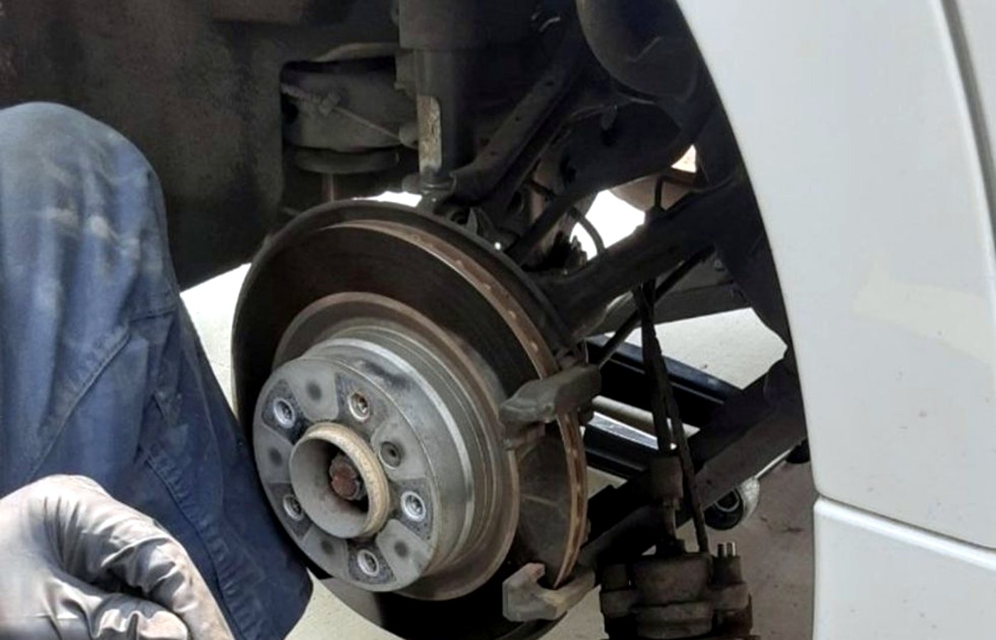 Dead battery being tested with diagnostic tool in North Las Vegas